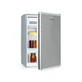 Produktbild: Klarstein Delaware Kühlschrank, 76 Liter Fassungsvermögen, 2 flexible Glasböden, Gefrierfach: 4 Liter, Flaschenfach bis 2 Liter, Silber/Grau