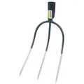 Produktbild: Heugabel - Tülle Ø 37 mm - Maße 28 x 20 cm - 3 Zinken - ohne Stiel