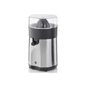 Produktbild: WMF Stelio Saftpresse, Zitruspresse elektrisch, Orangenpresse, 85 Watt, 2 Presskegel, Tropfstopp, Siebeinsatz, Zitronenpresse elektrisch, edelstahl matt