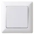 Produktbild: Wechselschalter - weiß - mit Rahmen