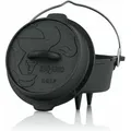 Produktbild: Dutch Oven DO1P, 1,8 l Premium Gusseisen Kochtopf, Gusstopf - Bbq-toro