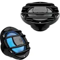 Produktbild: Hertz HMX 6.5 S-LD | 16cm Hochleistungs Marine Koaxial Lautsprecher schwarz | RGB-LED