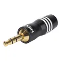 Produktbild: HICON Mini-Klinke 3,5mm Klinkenstecker 3 pol stereo kompakt löt | HI-J35S03