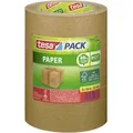 Produktbild: Pack Paper Ecologo Im 3er Pack - Umweltgerechtes Paketband Aus Papier, 60 % Biobasiertes Material - Braun - 3 Rollen Je 50 M X 50mm - Tesa