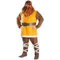 Produktbild: Maskworld Kostüm Wickie Halvar Kostüm - Häuptling Fasching Karneval, Verwandle Dich in den Vater von Wickie dem Wikinger! gelb 3XL