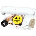 Produktbild: Olympia A210 4in1 Laminiergerät A4 | Laminierset A4 | Laminator | Schnelles Aufwärmen | Laminiermaschine, Papierschneider & Eckrunder | Ideal für Büro Schule & Heimgebrauch | Inkl. 15 Folien