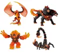 Produktbild: Schleich Eldrador 4er Bundle 42451,70145,42511,70142, Hund,Skorpion,Dämon,Adler