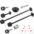 Produktbild: Pitlock Set 02/GA/BR, VR/HR/Sattelstütze/Ahead/Bremsen, PITLOCK, schwarz