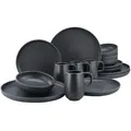 Produktbild: CreaTable Kombiservice  Uno ¦ schwarz ¦ Steinzeug/Steingut ¦ Maße (cm): B: 37 H: 49,5