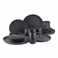 Produktbild: CreaTable 22978 uno BLACK Geschirrset Kombiservice 16tlg Tafelservice 2 Personen
