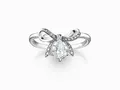 Produktbild: Thomas Sabo TR2481-643-14-54 Schleife True Romance Ring - Weiß - Silber gesch. + Zirkonia - Gr. 54