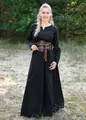 Produktbild: Battle Merchant Kostüm Leichtes Mittelalterkleid Milla, Wikingerkleid, schwarz, Gr. L