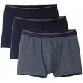 Produktbild: CALIDA Herren Boxershorts, 3er Pack - Natural Benefit, Elastikbund, Single Jersey Blau Mix M (50)