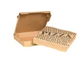 Produktbild: Pizzakarton Pizzaschachtel Pizzabox 36x36x4cm,braun,inkl.Verpackungslizenz