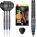 Produktbild: TARGET Darts Jeffrey de Graaf Generation 1 Steel Tip Swiss Point Darts, 90% Tungsten Darts, 23G | Generation 1 Black Steeltip Dartpfeile, Player Edition Swiss Points Dart-Sets