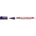 Produktbild: edding 400 Permanentmarker - violett - 1 Stift - feine Rundspitze 1 mm - wasserfest, schnell-trocknend - wischfest - für Karton, Kunststoff, Holz, Metall, Glas