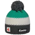 Produktbild: Eisbär Star Pomponmütze Beanie Damen/Herren - Made in The EU Strickmütze Pudelmütze Bommelmütze mit Futter, Futter Herbst-Winter Winter - One Size grün