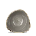 Produktbild: Churchill STONECAST Triangle Bowl Peppercorn Grey Teller Porzellan 26 cl