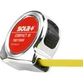Produktbild: Sola Messwerkzeuge Bandmass magnetisch - COMPACT M - 5m / 19mm - Taschenbandmass mit Gürtelclip - Stahlband, gelb la (5 m) (SO50520501)