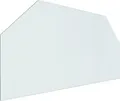 Produktbild: vidaXL Kaminofen Glasplatte Sechseck 100x50 cm