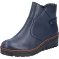 Produktbild: Rieker Ankle Boots Damen 32303936353831 Blau 39 EU - Blau - 39