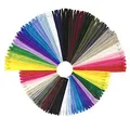 Produktbild: DOITEM Reißverschluss, 24 Farben Nylon Reißverschlüsse, 20cm und 30cm lang, 2.5cm breit für Kleidung Tasche Mäppchen Kissenbezug, 96 Stück