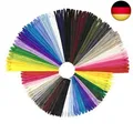 Produktbild: Wartoon Reißverschluss, 24 Farben Nylon Reißverschlüsse, 20cm und 30cm lang, 2.
