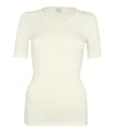 Produktbild: wobera NATUR Unterhemd Unterhemd für Damen mit 1/2 Arm oder ohne Arm aus 100% leichter Seide (1-St., 1 Shirt pro Packung (entweder ohne Arm oder 1/2 Arm) schön lang