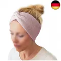 Produktbild: Papierdrachen Elegantes Strick-Haarband für Damen - rosa, elastisch, Größe 24