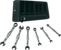 Produktbild: Wera - Ratcheting combination wrench/double open-ended wrench set - 6 Stücke - in Tragetasche (05020022001)