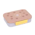 Produktbild: LÄSSIG Kinder Brotdose Frühstücksbox BPA-frei mit herausnehmbarer Trennung/Bento-Lunchbox Pattern Party rose/lilac