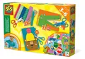 Produktbild: SES Creative | Ich lerne schneiden Schritt für Schritt | Schneideset Kinder ab 3 Jahre | 30 Karten + 3 Scheren | Motorikspiel Vorschule | Lernspiel Schneiden | Geschenkidee Bastelset Kinder