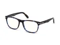 Produktbild: Tom Ford FT5662-B 055 54 Brille Brillenfassung Brillengestell Braun Blaufilter