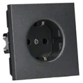 Produktbild: Jung AL 1520 D Schuko Steckdose 16 A 250 V Serie LS anthrazit 250 V