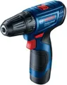 Produktbild: Bosch Professional GSR 120-LI GSR 120-LI Akku-Bohrschrauber 12 V 2.0 Ah Li-Ion inkl. 2. Akku, inkl. Ladegerät, inkl. Koffer (GSR 120-LI)