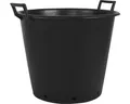 Produktbild: Pflanzcontainer mit Griff geli Kunststoff Ø 50 cm H 40 cm schwarz
