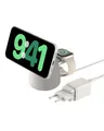 Produktbild: Belkin BoostCharge Pro kabellose 2-in-1-Ladestation mit MagSafe (15 W) Ladegerät, kompatibel mit iPhone der Serien 17, Air, 16, 15, 14, Pixelsnap, AirPods und Anderen MagSafe-fähigen Geräten