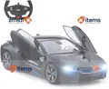 Produktbild: RASTAR BMW i8 Modellauto, 1:14 BMW Fernsteuerungsauto Mattschwarz