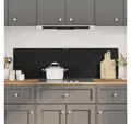 Produktbild: vidaXL Küchenrückwand, Küchenrückwände 2 Stk. Schwarz 70x40 cm Hartglas