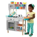 Produktbild: KidKraft All Time Kinderküche aus Holz mit Zubehör, Spielküche mit Geschirr und Lebensmittel, Spielzeug für Kinder ab 3 Jahre, 53370