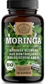 Produktbild: Moringa Kapseln Bio -240 Stk- WICHTIG: Zertifiziertes Bio Moringa Oleifera Blattpulver- Laborgeprüft und Ohne Zusätze -Moringa Pulver Hochdosiert- Bio Zertifiziert DE SCHEUNENGUT®