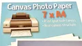 Produktbild: 7 Blatt CANVAS Photo Leinwand A4 Foto Inkjet real Canvas struktur