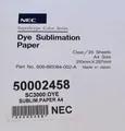 Produktbild: NEC 25 Blatt DYE Sublimation PAPER DIN A4 für Thermodruck SC3000 für Fotodruck