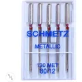 Produktbild: SCHMETZ Metallic-Nadeln 5er Packung Stärke 80