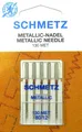 Produktbild: 5 Schmetz METALLIC Nähmaschinen Nadeln 130 MET Flachkolben Nm 80    