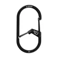 Produktbild: Nite IZE Unisex – Erwachsene G-Series DUAL Chamber Carabiner, schwarz, Gr. 2