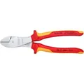Produktbild: Kraft-Seitenschneider 74 06 200 VDE, Schneid-Zange rot/gelb, Länge 200mm, VDE-geprüft