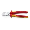Produktbild: KNIPEX 74 06 200 Kraft-Seitenschneider isoliert mit Mehrkomponenten-Hüllen, VDE-geprüft verchromt 200 mm