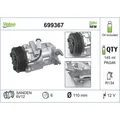 Produktbild: Valeo 699367 Kompressor Klimaanlage für OPEL CORSA C MERIVA A TIGRA X01 X03