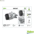 Produktbild: KOMPRESSOR KLIMAANLAGE 699367 FÜR VAUXHALL CORSA/VAN/Mk/II CORSAVAN COMBO 1.2L